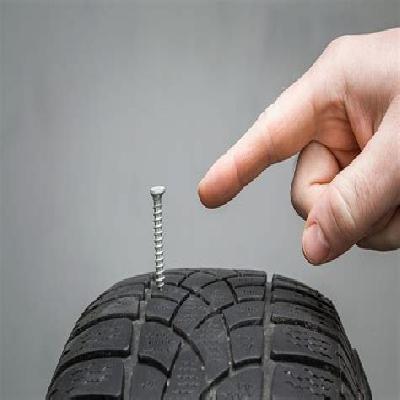2" GE Metal Black Tyre (Screw Mount)(7cmx2cm)